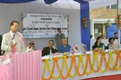 L TO R) CM Assam Tarun Gogoi, P K Nair, Shantantu Thakur, Jahnu Barua, Bobbeeta Sharma, Nazreen Ahmed