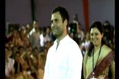 With Congress Leader Rahul Gandhi co-ordinating & anchoring the Women Interaction Programe in Jorhat, 2014