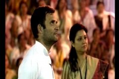 With Congress Leader Rahul Gandhi co-ordinating & anchoring the Women Interaction Programe in Jorhat, 2014