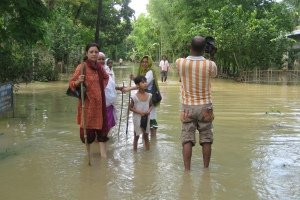 Lakhimpur Flood Visit 2008