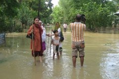 Lakhimpur Flood visit 2008