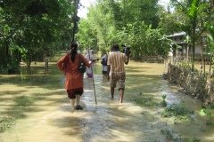 Lakhimpur Flood visit 2008