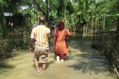 Lakhimpur Flood visit 2008