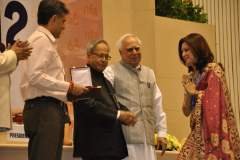 Receiving national award for the film Baandhon produced by Assam State Film Finance and Development Corporation 2012. It received the Best Regional Film in the Assamese language directed by Jahnu Barua. 