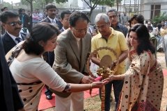 Inauguration by Chief Minister, Assam Sri Tarun Gogoi, accompanied by Minister Culture, Govt of Assam Smt. Pranatee Phukan, Chairperson ASFFDC Smt. Bobbeeta Sharma and Director Sri Jahnu Barua and ASFFDC MD, Smt.Nazreen Ahmed.