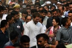 At Congress Leader Rahul Gandhi's Padayatra in Nagaon, 2015