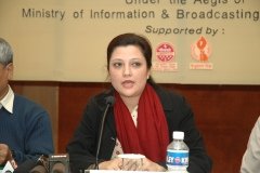 Addressing Press meet as the Chairperson of ASFFDC 2006