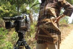 Shooting for the documentary on Strawberry fields it new Home for Films Division in Shillong 2010