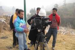 Shooting for the documentary on Strawberry fields it new Home for Films Division in Shillong 2010