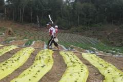 Shooting for the documentary on Strawberry fields it new Home for Films Division in Shillong 2010
