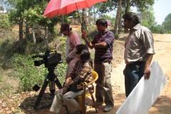 Shooting for the documentary on Strawberry fields it new Home for Films Division in Shillong 2010